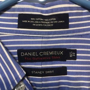 DANIEL CREMIEUX long sleeve dress shirt 16 1/2